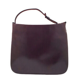 PRADA Shoulder Bag Leather Bordeaux Red One Shoulder Hobo Shopping